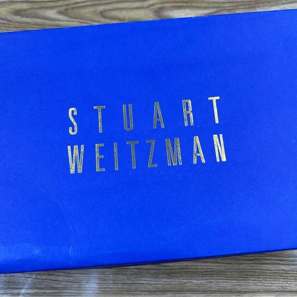 Vintage Stuart Weitzman Lorraine Navy Blue Fabric Pumps Worn Once - Size 8.5 - Picture 11 of 12